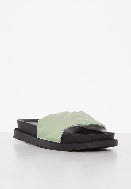 Seduction - Padded flatform slide - sage