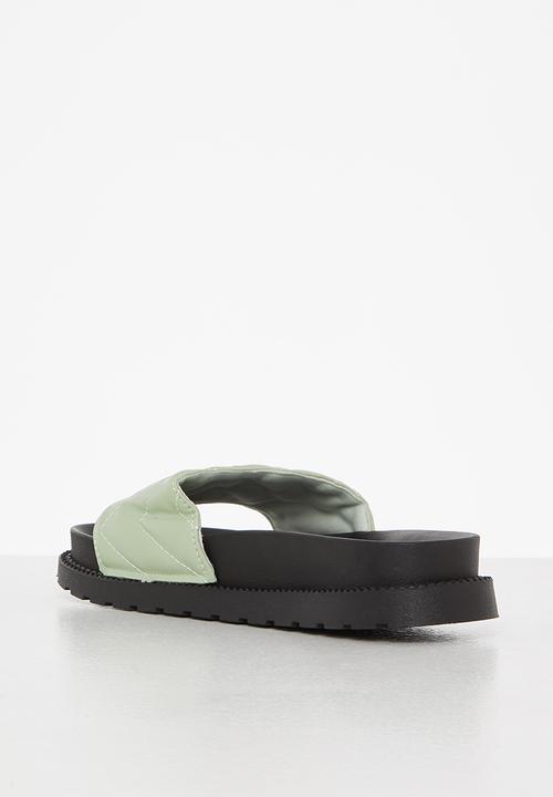 Seduction - Padded flatform slide - sage