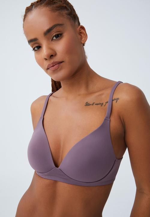 Cotton On - Wirefree everyday t-shirt bra - moonscape