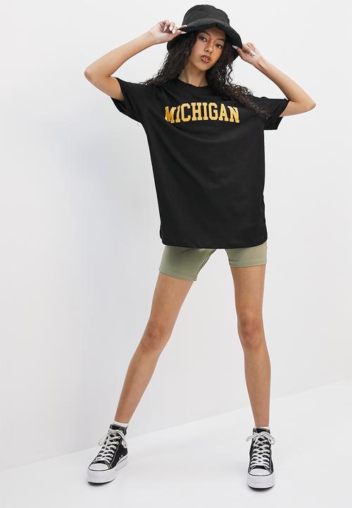 Blake - Oversized graphic tee - black