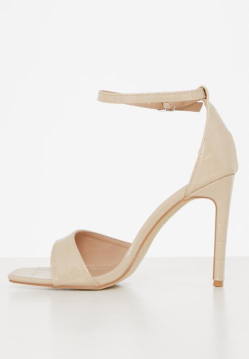 Madison® - Avis barely there block heel - neutral