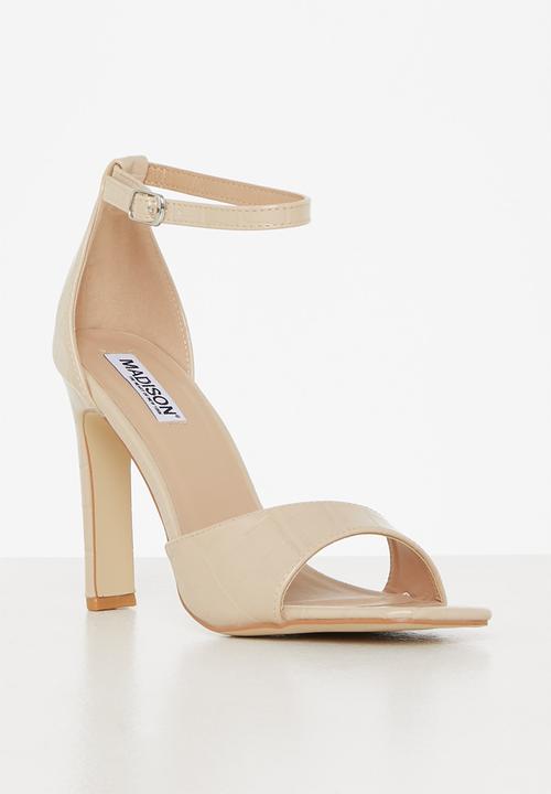Madison® - Avis barely there block heel - neutral