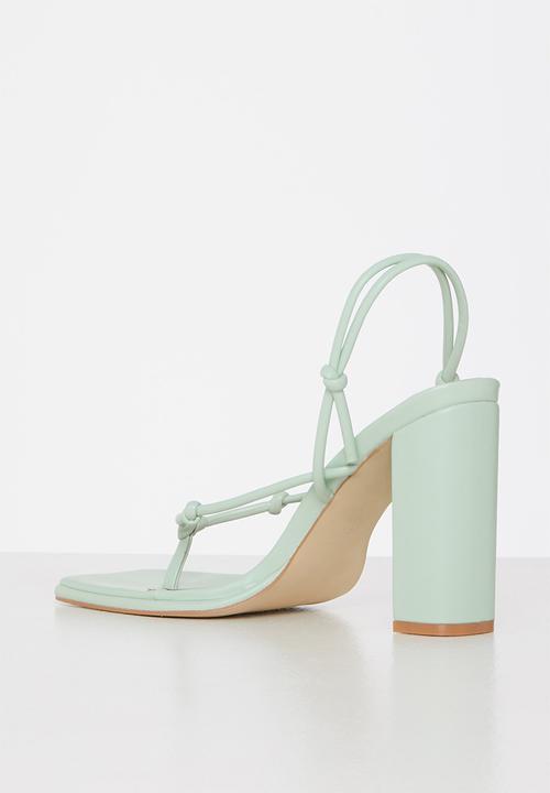 Madison® - Aleah slingback block heel - aqua
