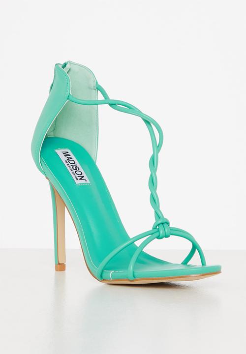 Madison® - Bella barely there stiletto heel - aqua
