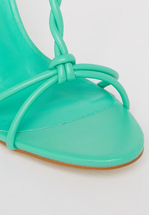 Madison® - Bella barely there stiletto heel - aqua