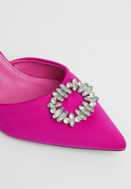 MILLA - Bonny bling detail slingback - pink