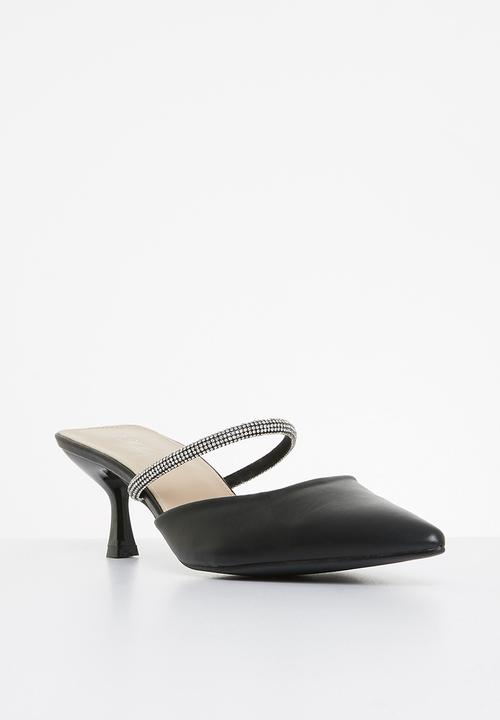 MILLA - Claudine closed toe mule - black