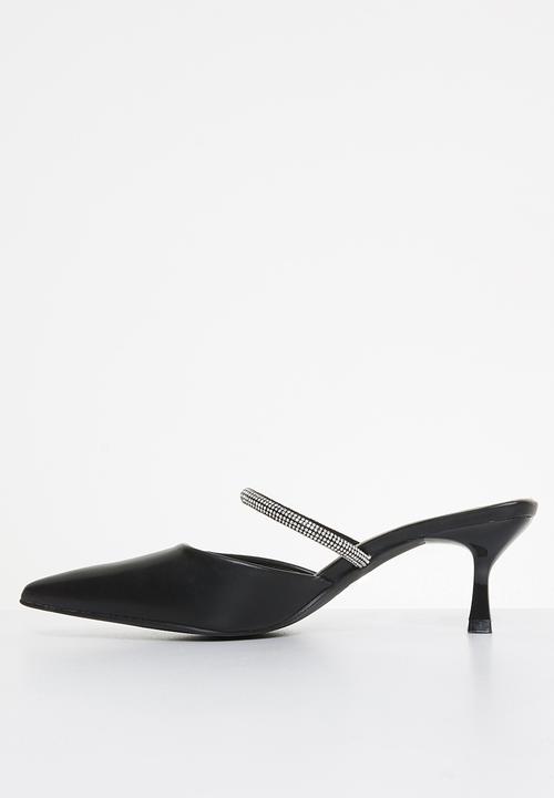 MILLA - Claudine closed toe mule - black