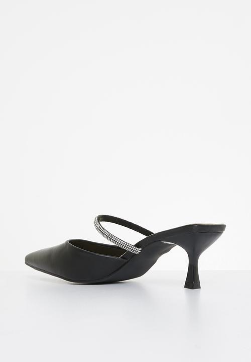 MILLA - Claudine closed toe mule - black