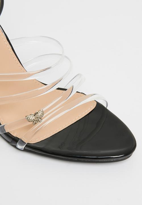 MILLA - Butterfly stiletto heel - black