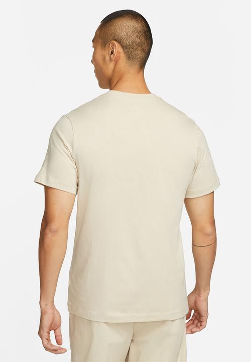 Nike - M nsw club tee - rattan & white