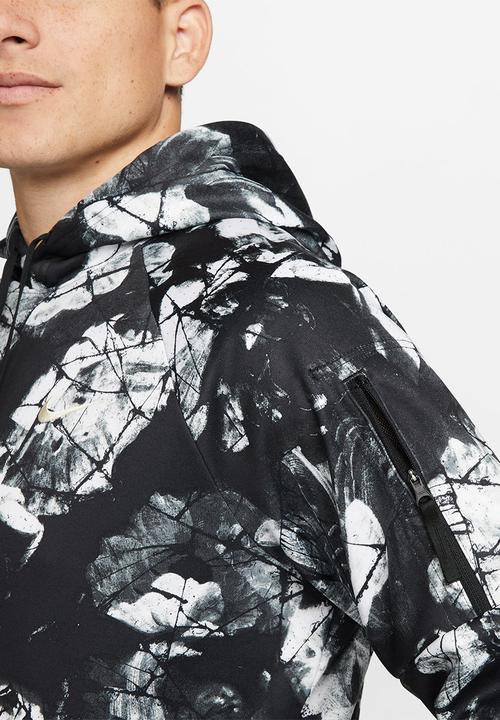 Nike - Therma-FIT Pullover Fitness Hoodie- black & coconut milk
