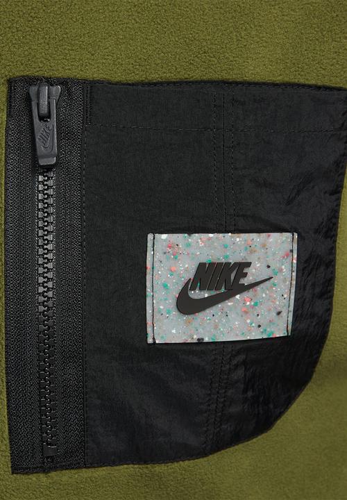 Nike - NSW Therma-FIT Sports Utility Fleece Crew  - rough green