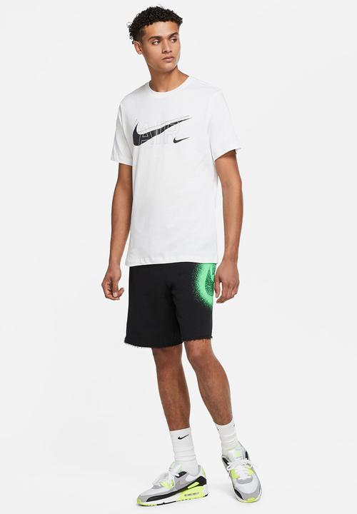 Nike - NSW Air Double Logo Print Tee - white