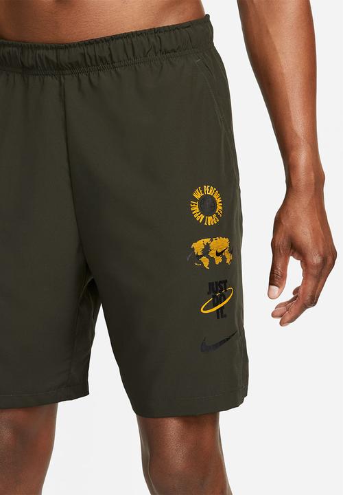 Nike - M nk df flx wvn 6mo gfx - sequoia & black