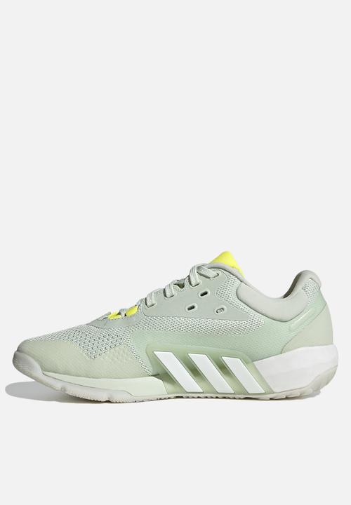 adidas Performance - Dropset trainer w - linen green/ftwr white/beam yellow