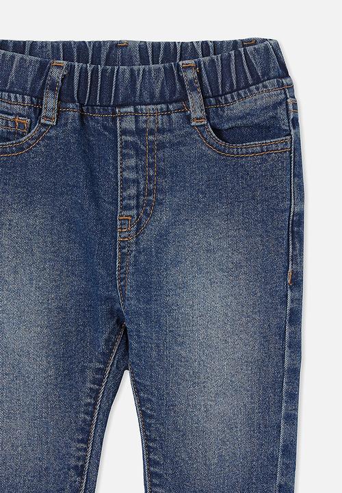 Cotton On - Baby balloon denim jean - bondi mid blue