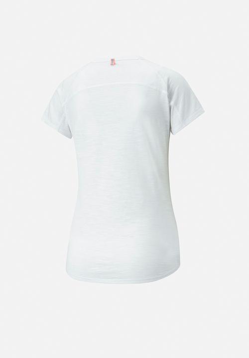 PUMA - Run logo short sleeve tee - puma white
