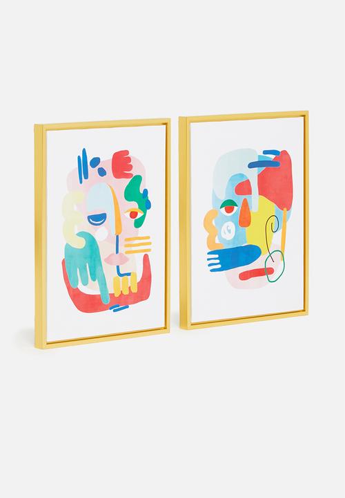 Sixth Floor - Abstract Man Framed