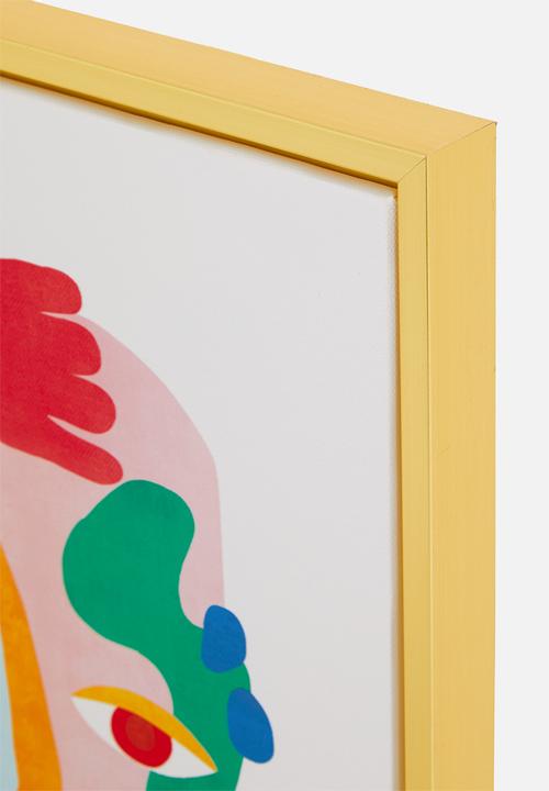Sixth Floor - Abstract Man Framed