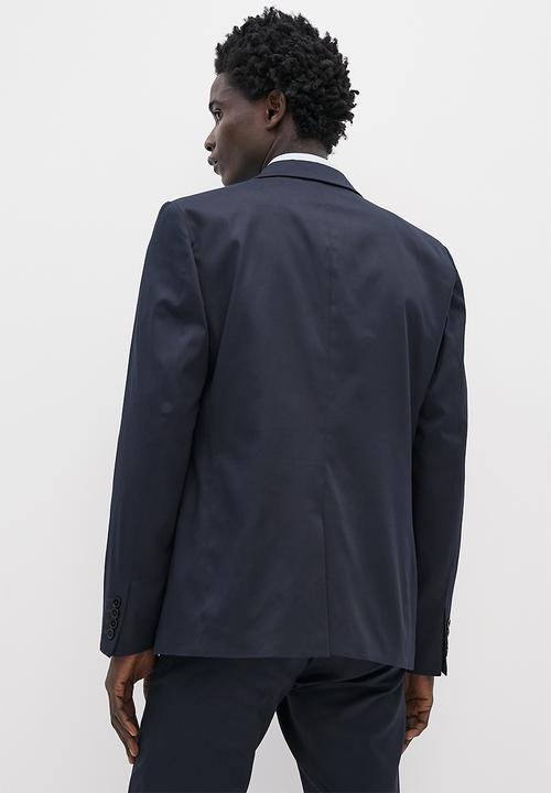 Superbalist - Cotton sateen suit jacket - navy