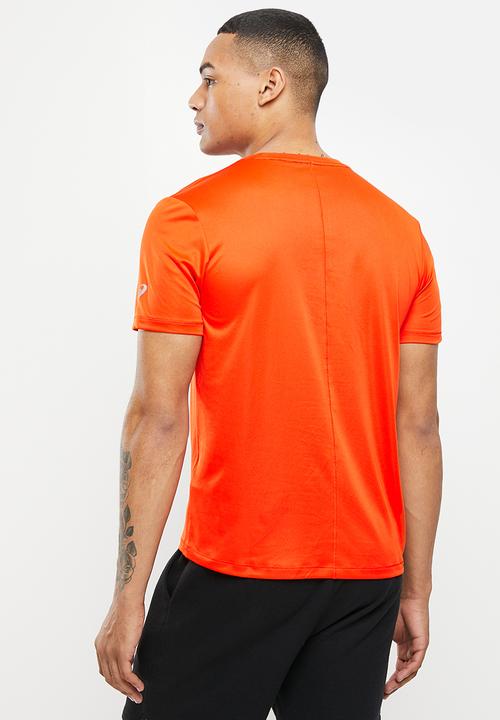 ASICS - Fujitrail logo short sleeve top - cherry tomato