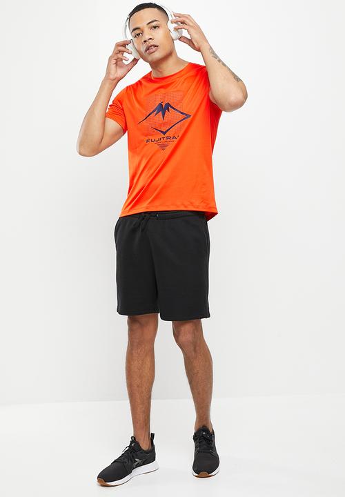 ASICS - Fujitrail logo short sleeve top - cherry tomato