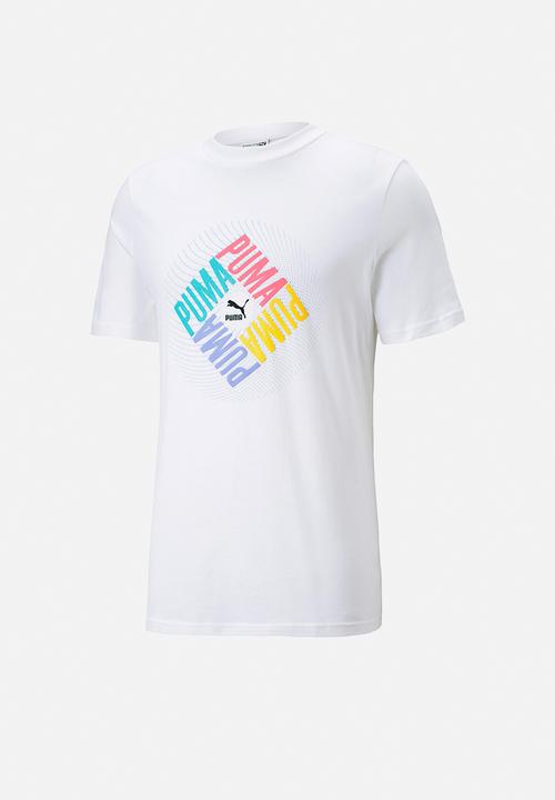 PUMA - Swxp graphic tee m puma - white