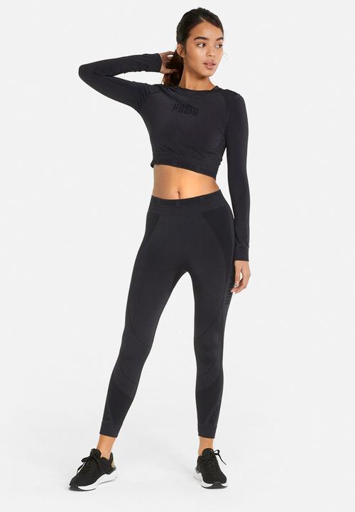 PUMA - Evoknit high-waist 7/8 tights - puma black