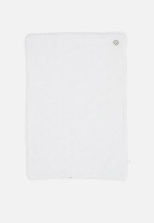 Character Group - Space bear sherpa throw - white
