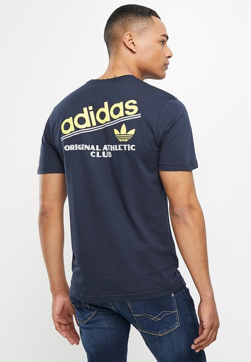 adidas Originals - Originals athletic club tee -  legend ink