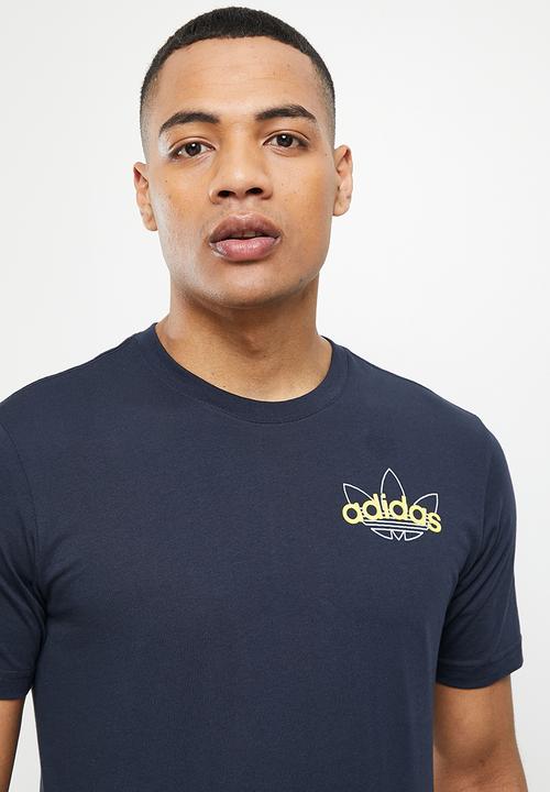 adidas Originals - Originals athletic club tee -  legend ink