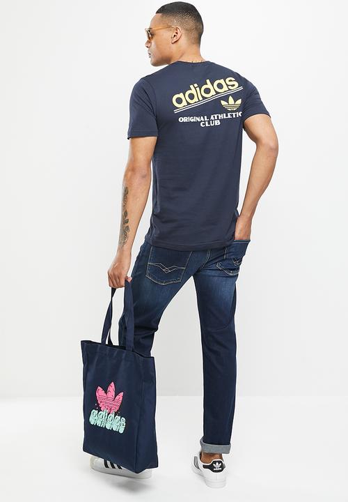 adidas Originals - Originals athletic club tee -  legend ink