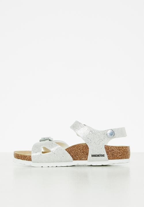 Birkenstock - Rio kids birko-flor - cosmic sparkle white