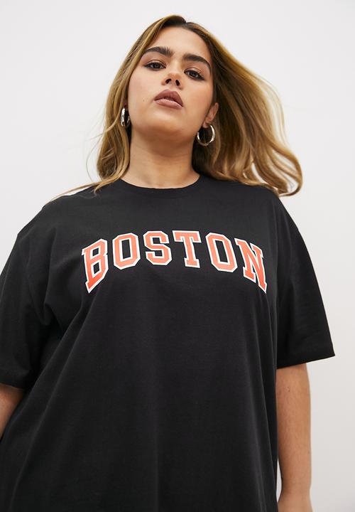 Blake - Oversized graphic tee - black