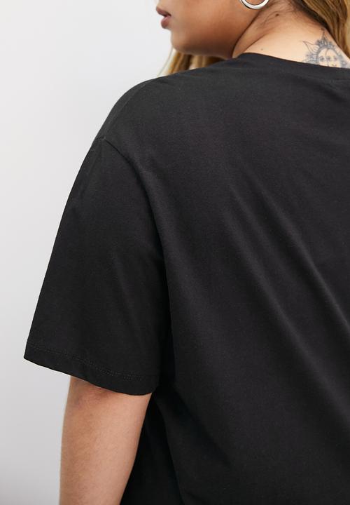 Blake - Oversized graphic tee - black