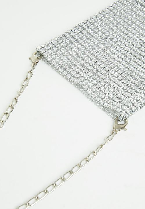 dailyfriday - Pouch evening bag - silver