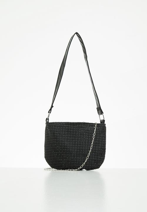 dailyfriday - Beaded shoulder bag - black