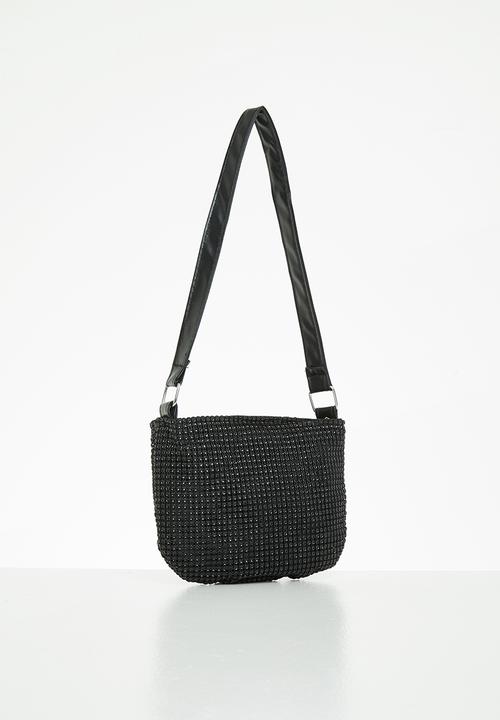 dailyfriday - Beaded shoulder bag - black