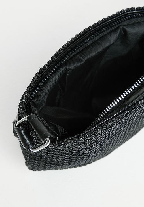 dailyfriday - Beaded shoulder bag - black