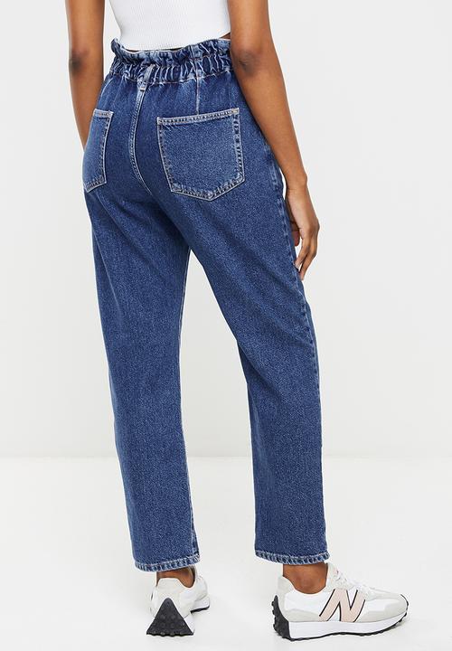 MANGO - MomJeans - medium blue2