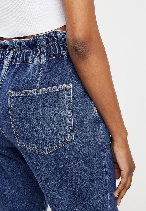 MANGO - MomJeans - medium blue2