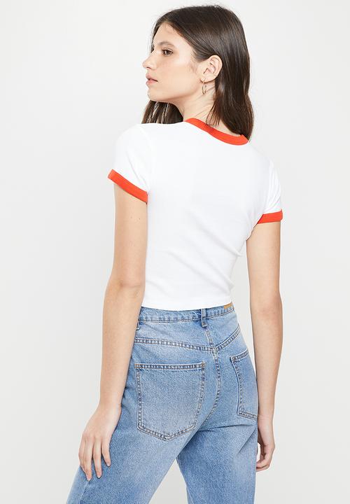 Levi’s® - Graphic ringer mini tee - white