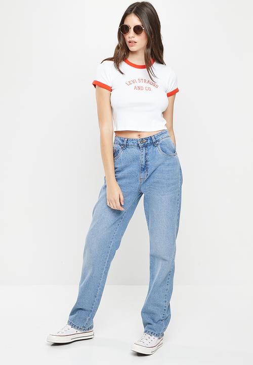 Levi’s® - Graphic ringer mini tee - white