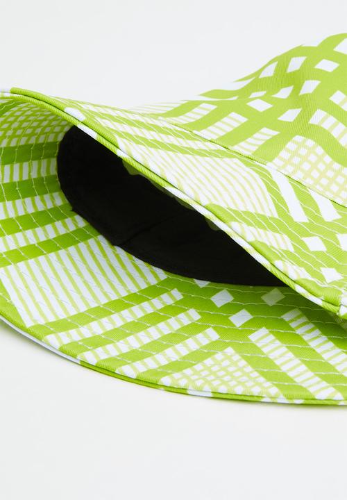 Superbalist - Gingham print bucket hat - green