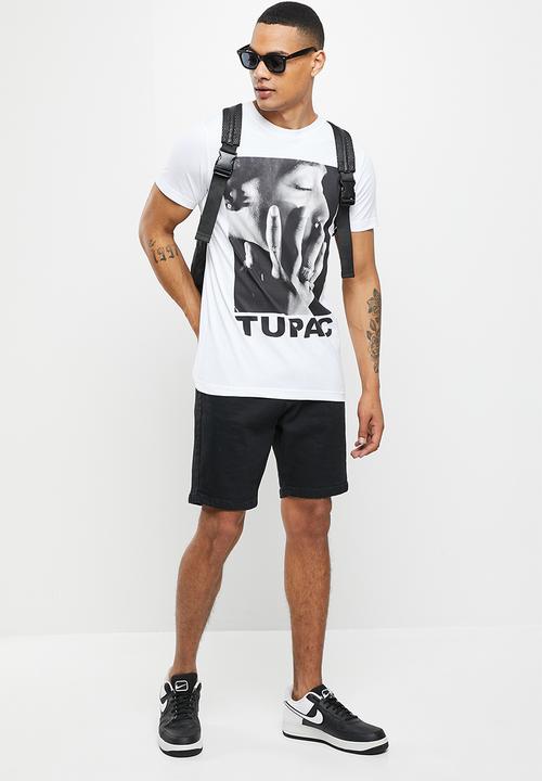 Urban Classics - Tupac profile tee  - white