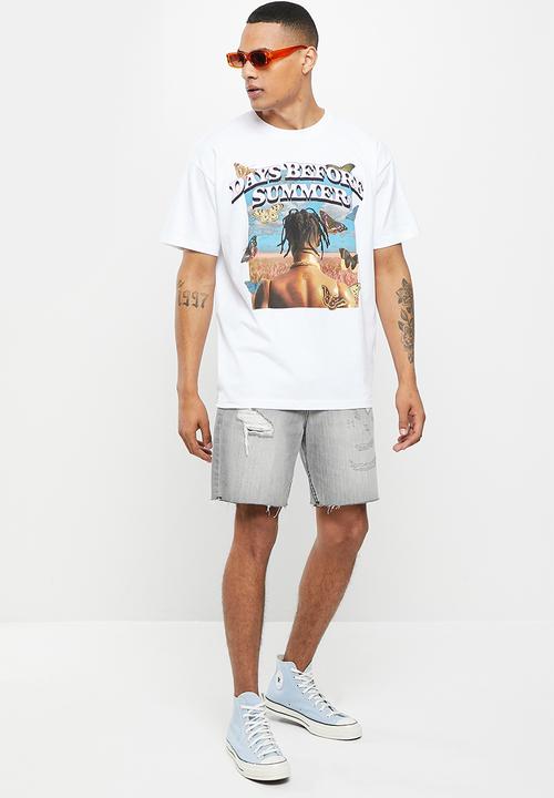 Urban Classics - Days before summer oversize tee  - white