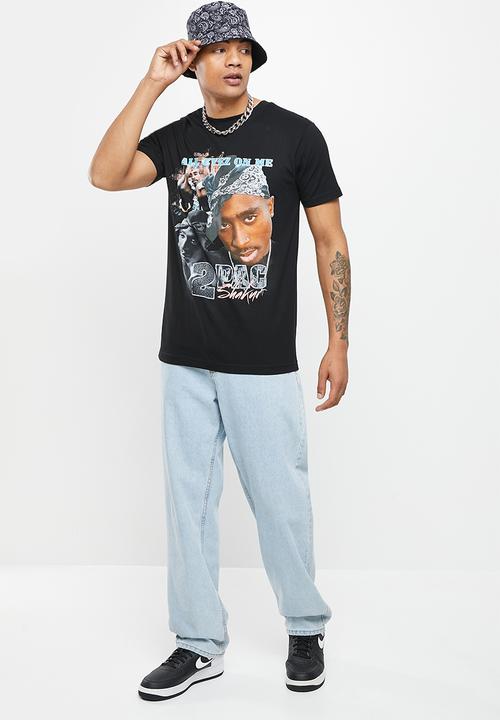 Urban Classics - Tupac retro tee  - black