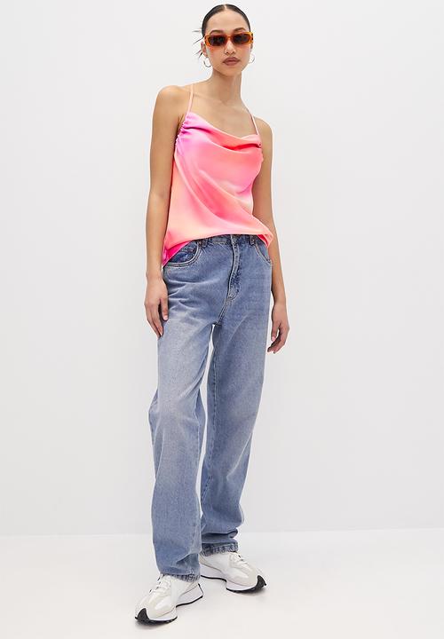 Superbalist - Cowl neck cami - pink soft focus