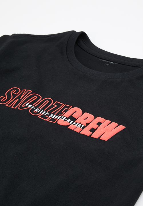 Superbalist - Tee & pant pj set - black